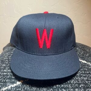 New Era Navy Cap with Red Logo